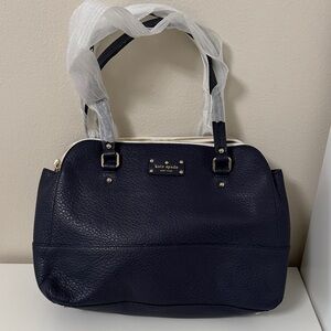 Kate Spade•Midnight Blue Satchel Tote